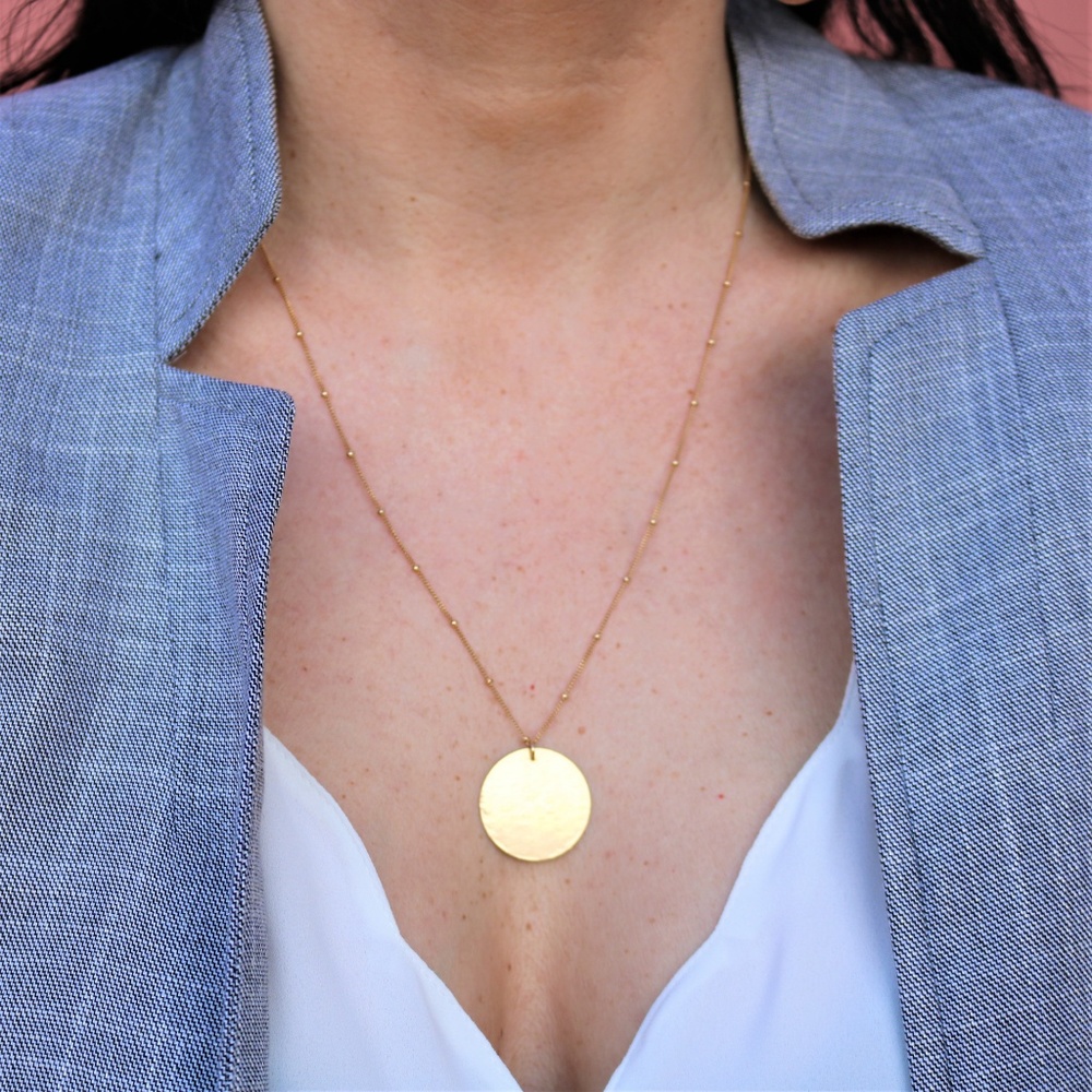 Agapantha Gold Pendant Necklace